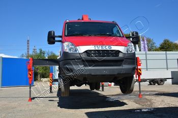 Iveco Daily 70C15 бортовой с КМУ, 2015 г. в.