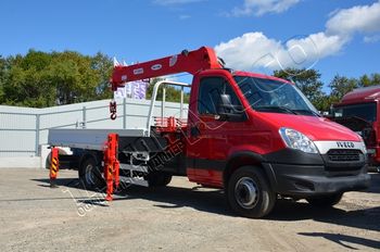 Iveco Daily 70C15 бортовой с КМУ, 2015 г. в.