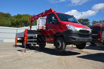 Iveco Daily 70C15 бортовой с КМУ, 2015 г. в.
