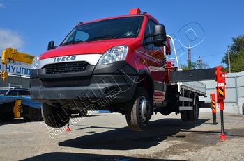 Iveco Daily 70C15 бортовой с КМУ, 2015 г. в.