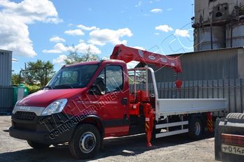 Iveco Daily 70C15 бортовой с КМУ, 2015 г. в.